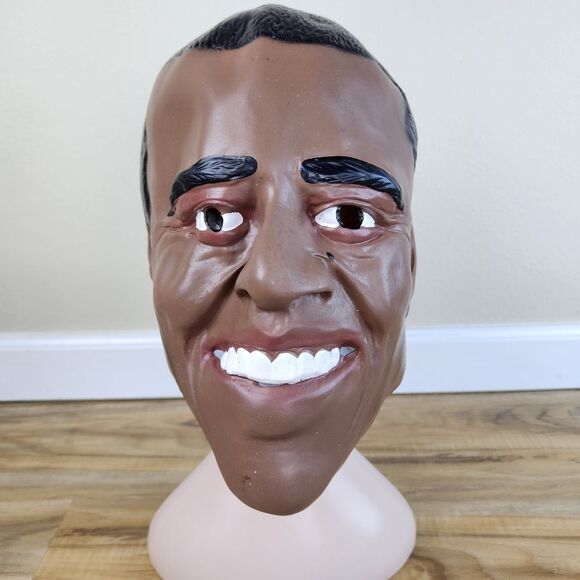 🩵Obama Latex Costume Full Face Mask - Picture 5 of 11